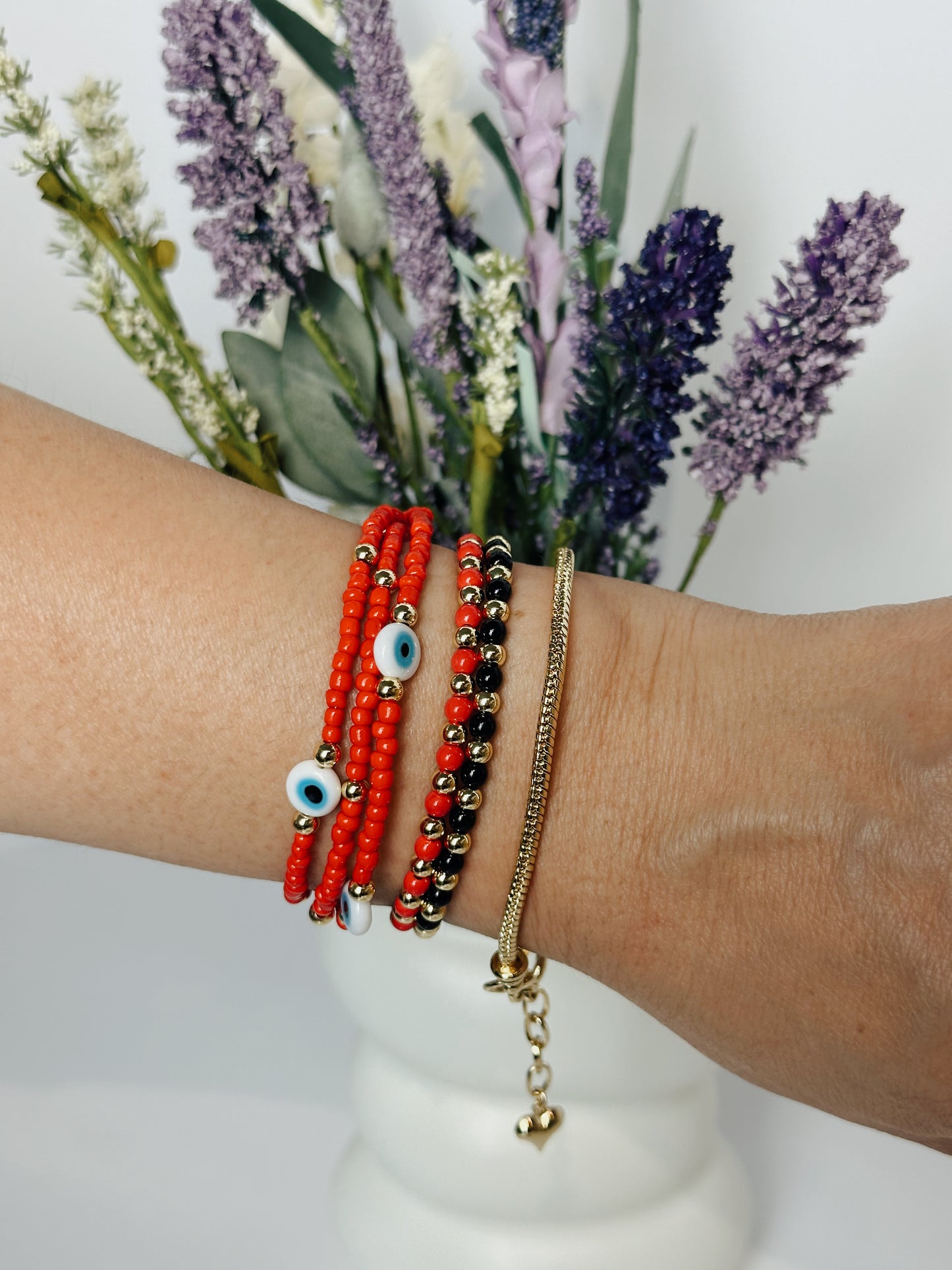 Beaded Evil Eye Bracelet