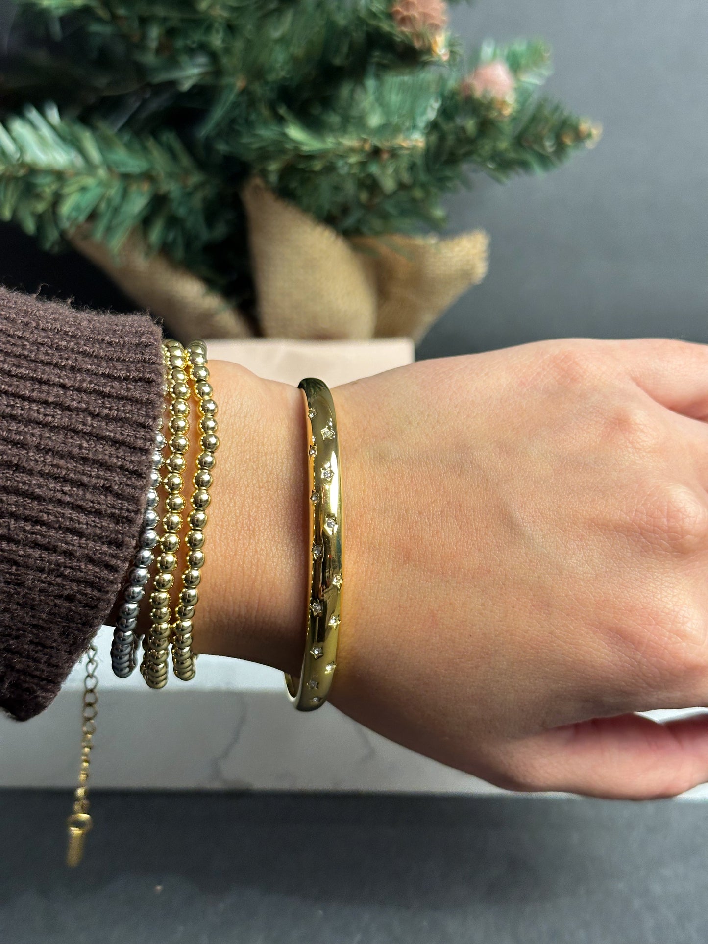 Stellar Zirconia Bangle