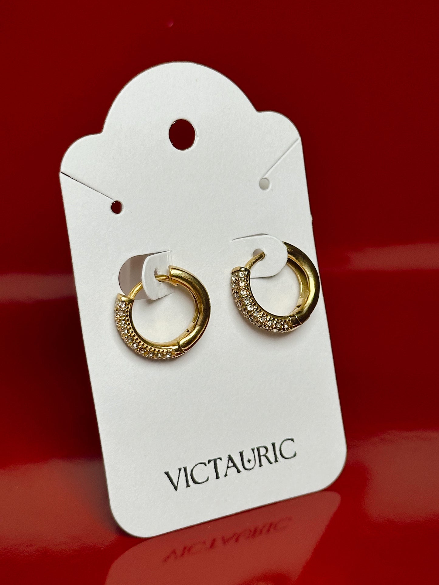 Tiny Clear Zirconia Hoops