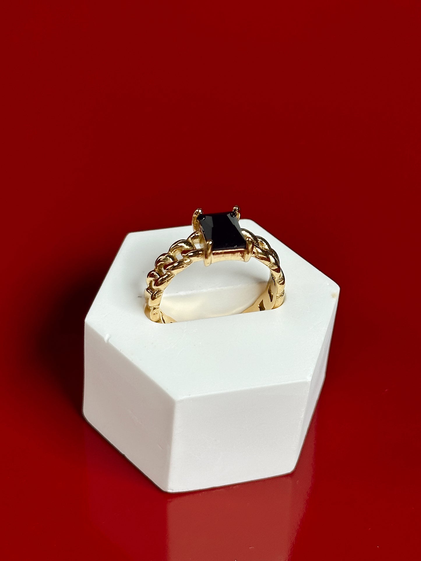 Golden Spark Ring